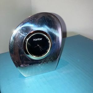 Nambe Rim Desk Clock